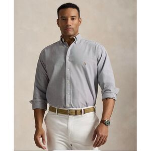 Ralph Lauren The Iconic Oxford Shirt Big & Tall Size 18 Neck